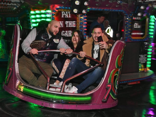 The Fair is open at Peterborough's Fair Meadow car park. EMN-220317-200515009