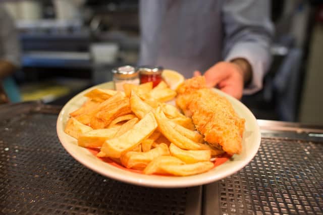 Fish and chips are a much-loved Easter tradition for us Brits (image: Getty)