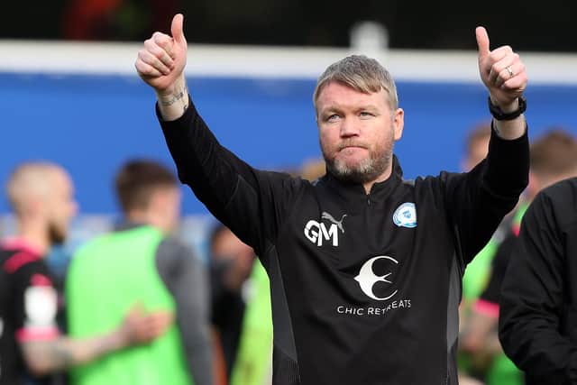 Peterborough United Manager Grant McCann  after the final whistle at QPR. Photo: Joe Dent/theposh.com.