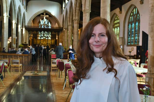 The induction of Revd Michelle Dalliston as Vicar of Peterborough at St John's Church, Cathedral Square. EMN-220320-171116009