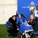 Lauren with the Champions League trophy (Photo by Darren Walsh/Chelsea FC via Getty Images) EMN-220321-113614005