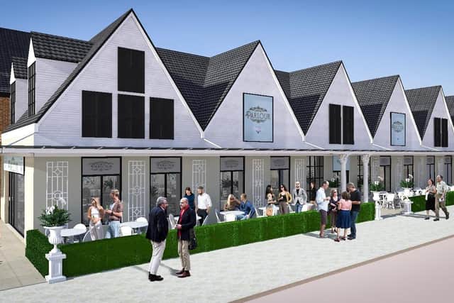 How The Parlour which opens on April 1 will look.