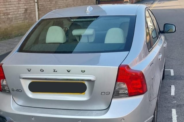The driver of this Volvo in Peterborough was caught with no licence or insurance - and the driver was also in the UK illegally. (Photo: BCH Road Policing Unit @roadpolicBCH)