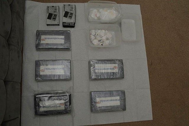 Some of the drugs seized by police