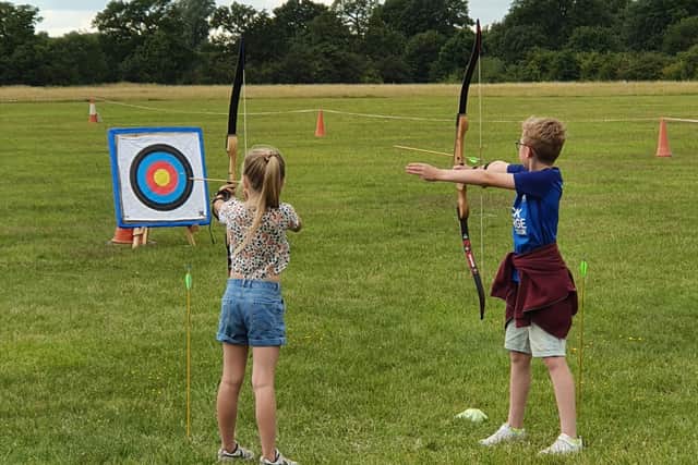 Try archery at Nene Park