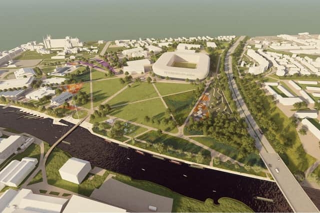 A 3D image shows how a transformed Embankment might appear.