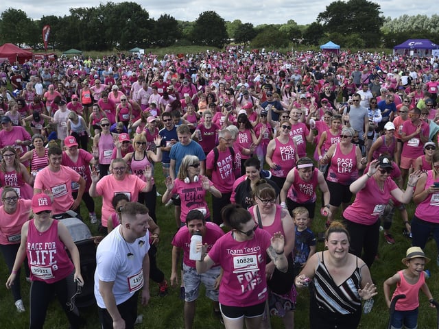 Pictures from the 2019 Race for Life in Peterborough