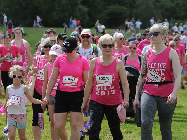 Pictures from the 2019 Race for Life in Peterborough