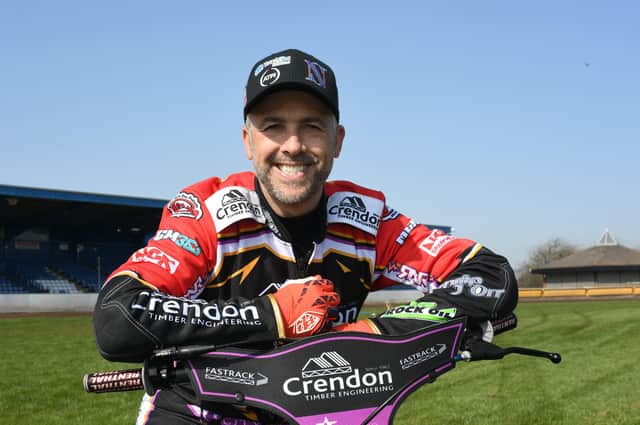 Scott Nicholls at Panthers' press and practice day earlier this week.