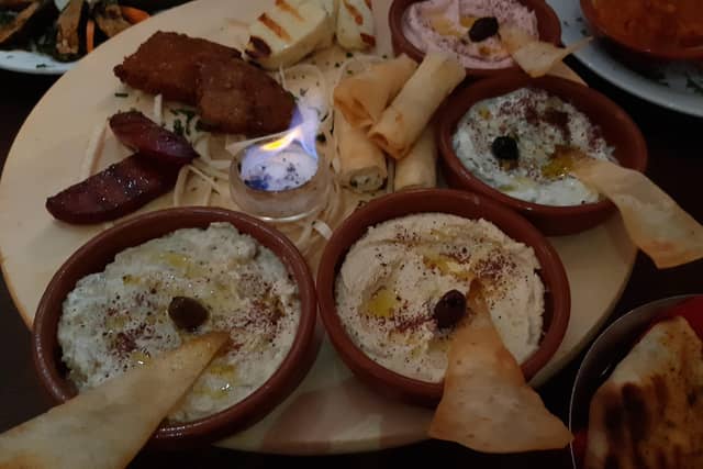 Brad Barnes dines at Tavan on Lincoln Road