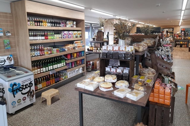 The refurbished gift and farm shop at Ferry Meadows.