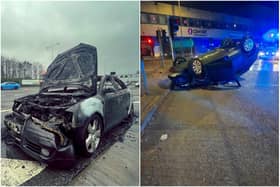 Motorway fires and rolled vehicles: All of the drivers pulled over by the BCH Road Policing Unit in the last seven days.