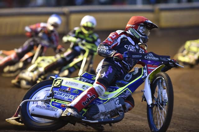 Panthers top scorer Chris Harris is out in front against Ipswich. Photo: David Lowndes.