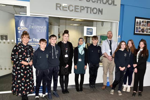 Representatives from The Deepings School SCITT. Photo: David Pearson Photography.