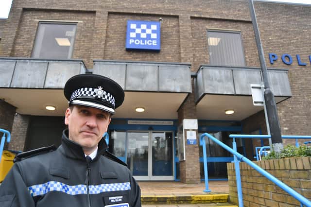 Superintendent Neil Billany at Thorpe Wood police headquarters EMN-220404-165956009