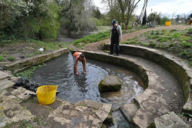 The volunteers want English Heritage to register the main pond as Grade II listed.