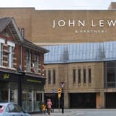 The former John Lewis exterior at Queensgate.