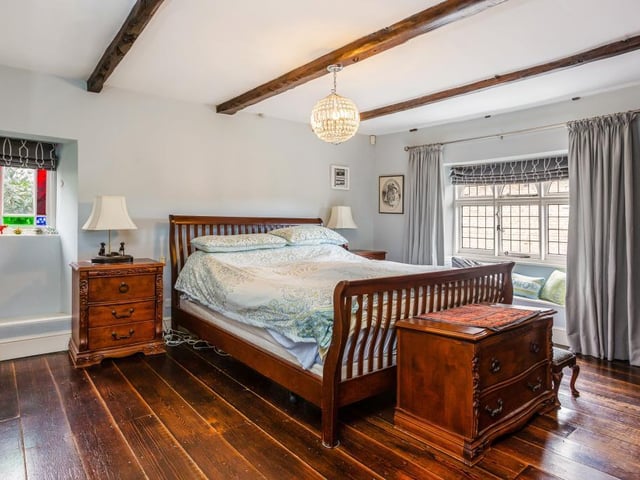 The house has six bedrooms spanning across three floors.