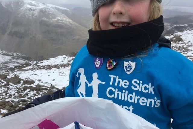 Imogen has raised nearly £1,800 for charity on her challenge