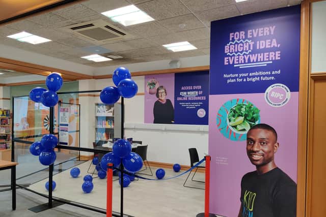The Peterborough BIPC space at the Central Library.