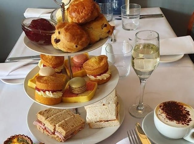 Afternoon Tea at Homme Nouveau in Market Place, Whittlesey.