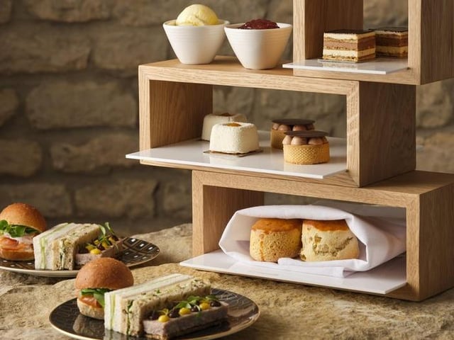 Afternoon Tea at Prevost at the Haycock Manor Hotel, Wansford.