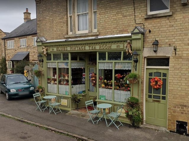 Afternoon tea at Elsie's Vintage Tea Room, in Church Street, Nassington.