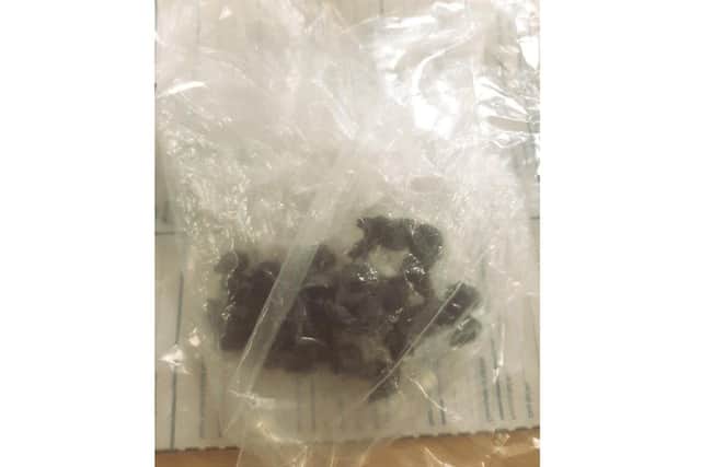 Drugs found by the police.