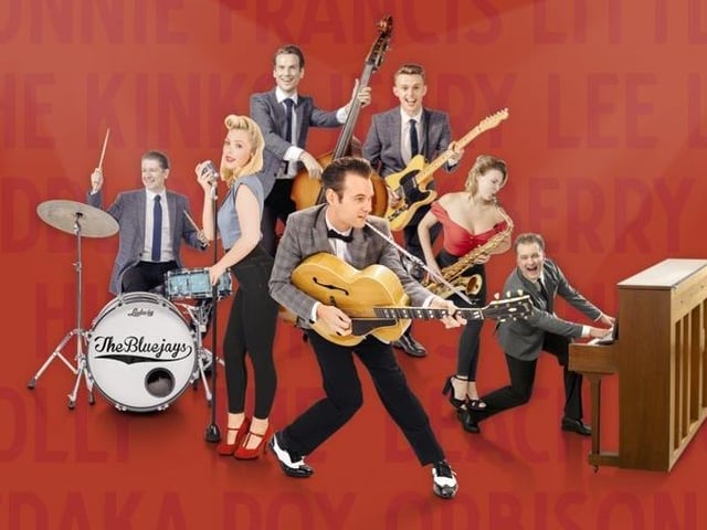 Rave On
Key Theatre, April 23
Featuring multiple award winning band The Bluejays, a group comprised of stars from West End productions The Buddy Holly Story, Million Dollar Quartet, One Man Two Guvnors and Dreamboats & Petticoats, Rave On transports you back to the 50s and 60s in stunningly authentic style.