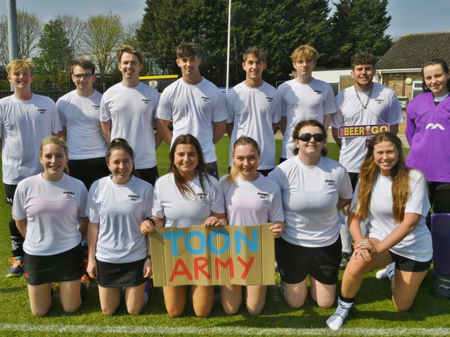 Brummitt hockey tournament at Bretton Gate. Toon Army team. Photo: David Lowndes
