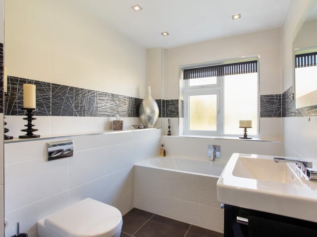 The bathrooms have been finished to a good standard throughout.
