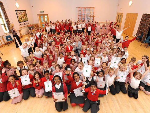 Heritage Park Primary School in Park Farm Way received an outstanding Ofsted rating after a full inspection on March 5, 2012. The report was published on April 19, 2012.