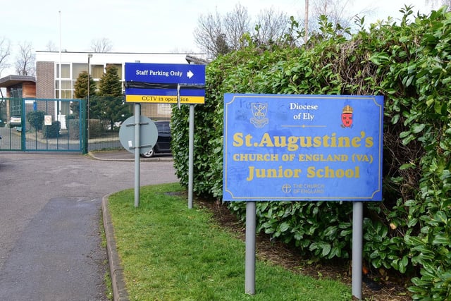 St Augustine's CofE (Voluntary Aided) Junior School in Palmerston Road received a good Ofsted rating after a full inspection on July 4, 2017. The report was published on October 10, 2017.