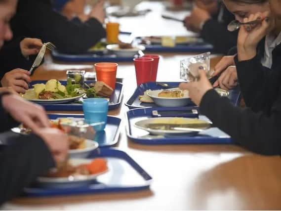 Children on free school meals can receive food vouchers during half-term