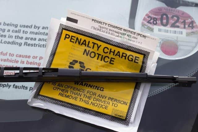 A penalty charge notice