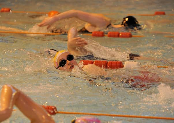 Deepings Swimming Club members in action.