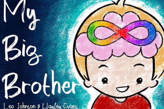The new book illustrated by Hayley Evans of Peterborough - My Big Brother. EMN-210415-123246001