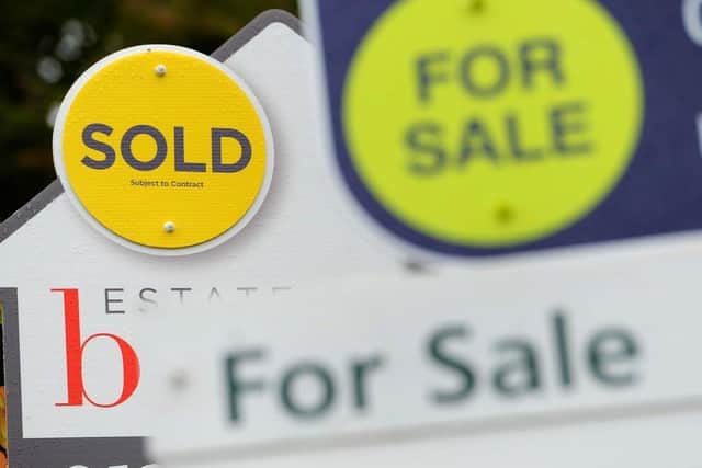 House sold sign