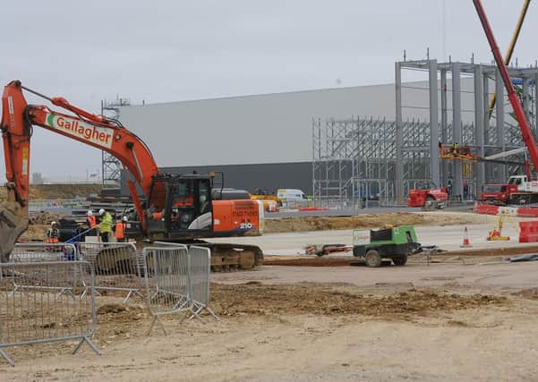 Construction work at Peterborough Gateway. EMN-210104-164906009