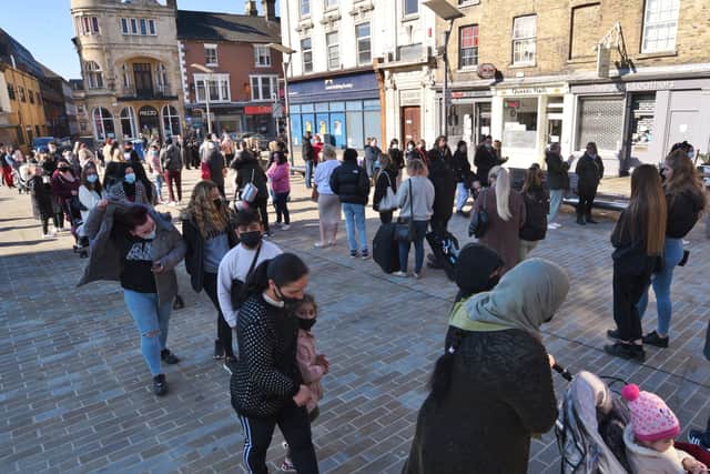 City Centre Covid 19 lockdown restrictions ease on April 12. EMN-211204-123947009