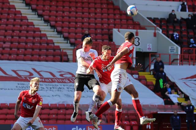 Frankie Kent in action at Charlton. Photo: Joe Dent/theposh.com.