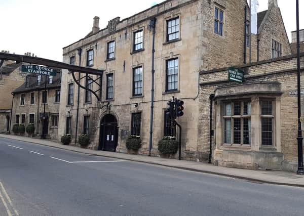 House buyers are paying one of the highest premiums in the country to live within the historic market town of Stamford. The George  in Stamford