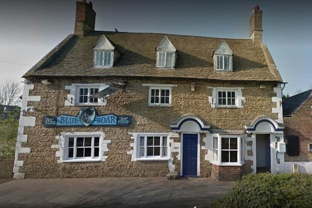 The Blue Boar pub in Eye.