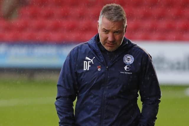 Posh boss Darren Ferguson.