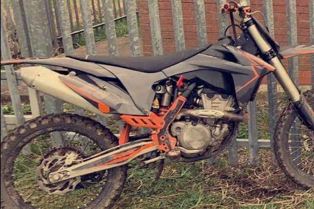 The stolen bike
