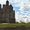 Filming for The Flash at Burghley House