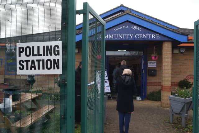 Voting at the 2021 local elections in Peterborough