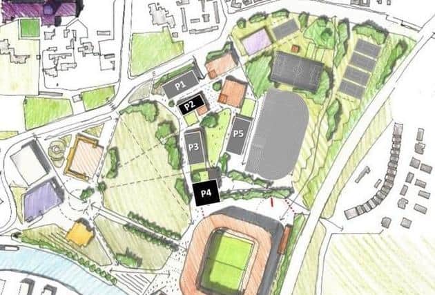 A site plan for ARU Peterborough