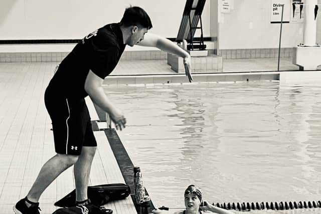 New COPs swimming coach Joe Middleton.