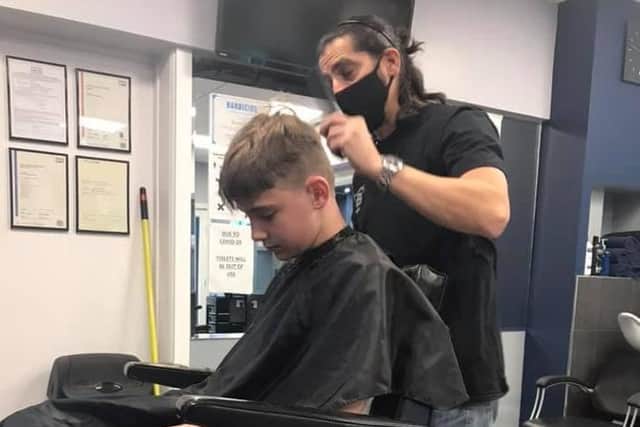 Kaiden grew his hair for three years to support the Little Princess Trust.